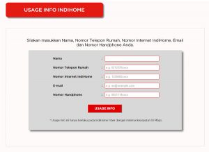 Situs Pemakaian Usage Kuota Internet IndiHome