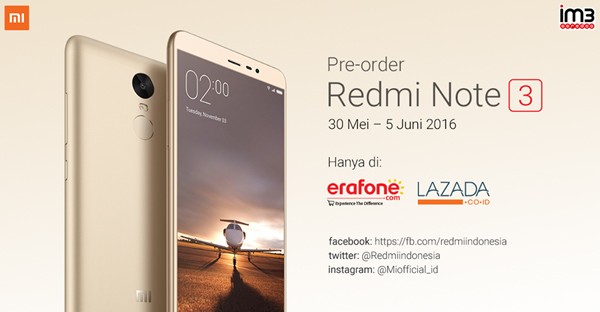 Redmi Note 3 Resmi Indonesia