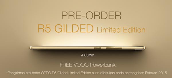oppo r5 gilded limited edition