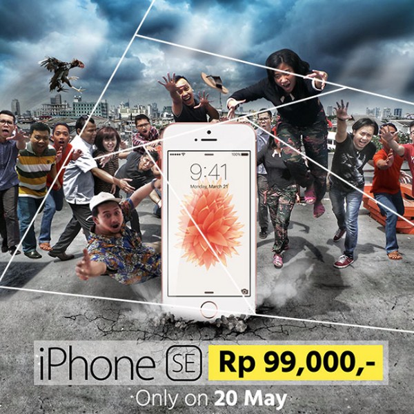 JDid iPhone SE 99 ribu rupiah