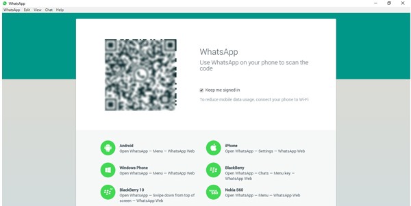 WhatsApp desktop