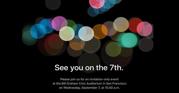 Undangan iPhone 7 launching