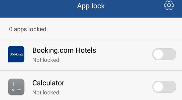 Huawei P9 App Lock