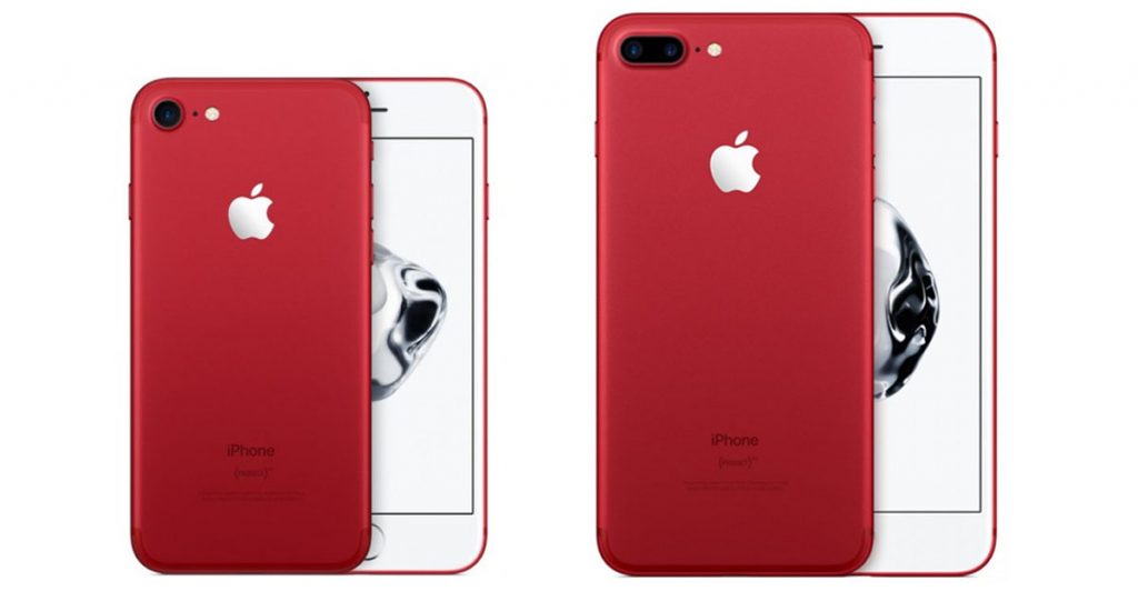 Apple Rilis iPhone 7 dan 7 Plus Warna Merah Edisi Spesial 