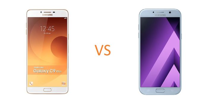 Samsung C9 Pro vs Galaxy A7 2017 Header