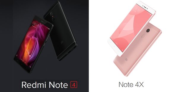 Xiaomi Redmi Note 4 vs Xiaomi Redmi Note 4X Header
