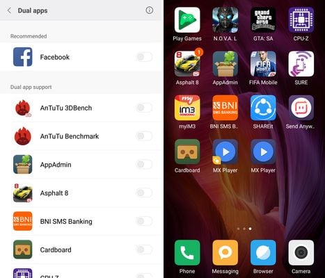 Redmi Note 4 Dual Apps