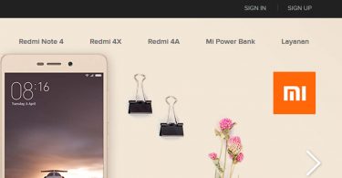 Xiaomi Signup Feature