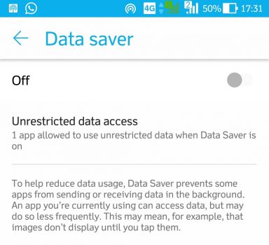 Aktifkan Data Saver untuk Menghemat Kuota Internet