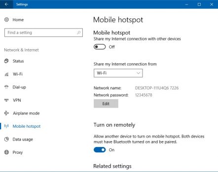 Membuat Hotspot Mobile di Windows 10