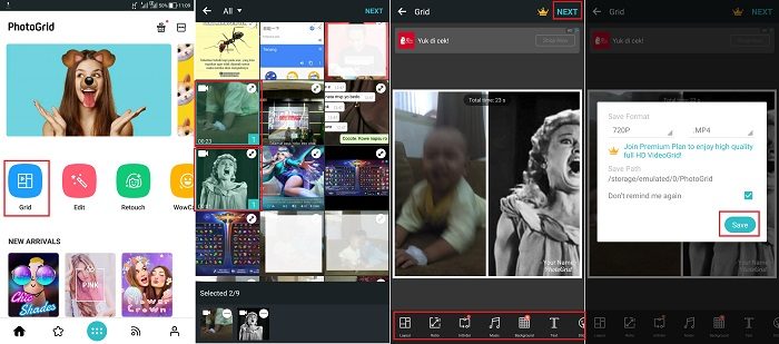 Cara Membuat Video Duet di Tik Tok dengan PhotoGrid