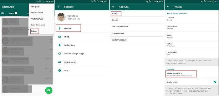 Cara Menampilkan Nama Kontak Yang Hilang di WhatsApp - Unblock Contact