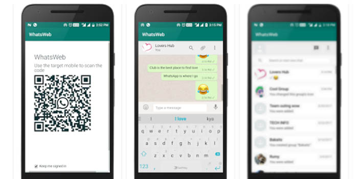 whatsapp web app android