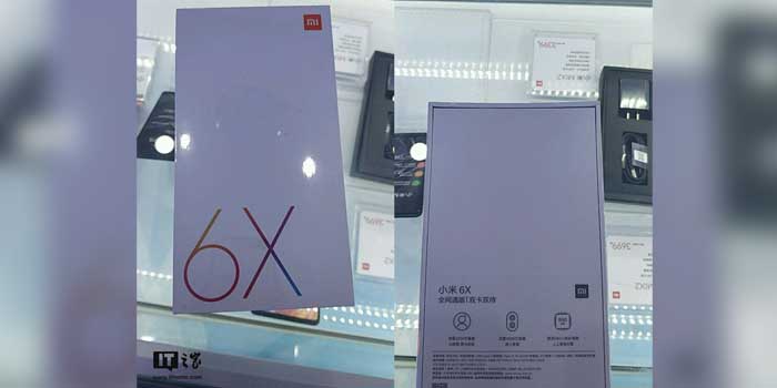 Xiaomi Mi 6X Box Header