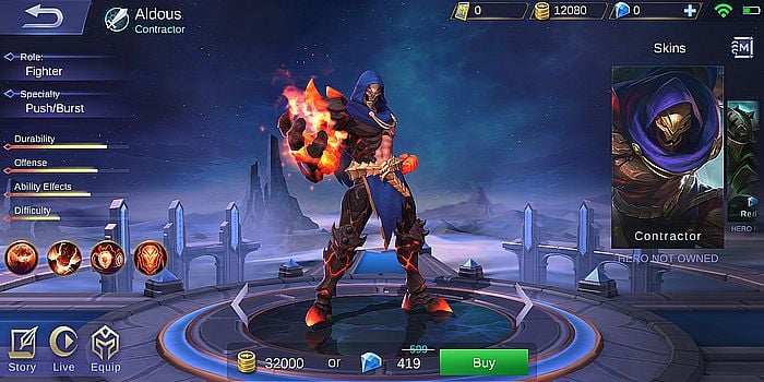Legends mobile tersakit hero di 5 Hero