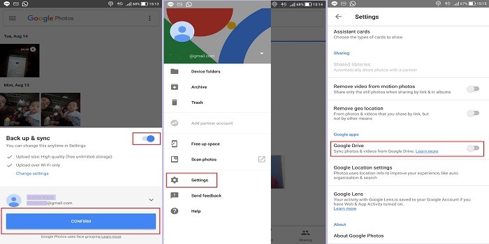 Cara menyimpan foto dari galeri ke google drive