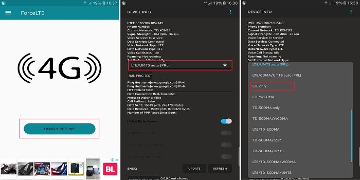 Cara Kunci Jaringan Di 4G Di Hp Samsung Agar Sinyal Stabil | Gadgetren