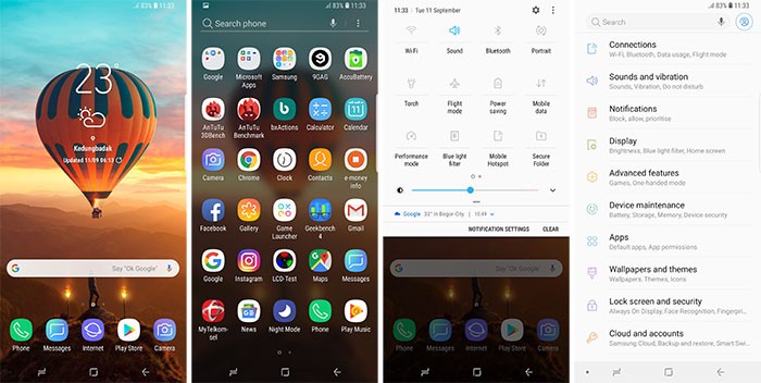Galaxy S9+ - UI