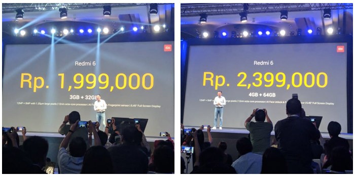 Xiaomi Redmi 6 Price