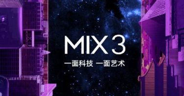 Xiaomi Mi MIX 3 Feature Leak