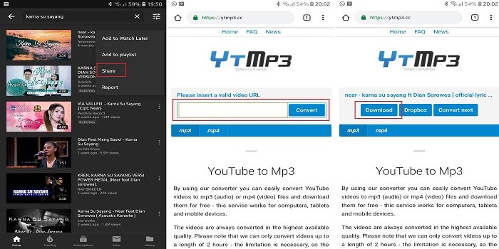 Cara Download Lagu dari YouTube ke HP Tanpa Aplikasi - Teknologi