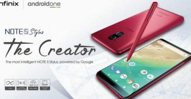 Infinix Note 5 Stylus Header