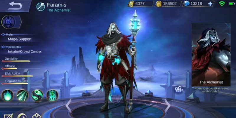 Faramis - Hero Baru mobile Legends Dengan Kemampuan Menghidupkan Hero