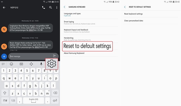 Cara Mengatasi Papan Tombol Samsung Terhenti Reset