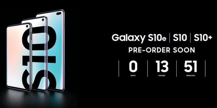 Samsung Galaxy S10 Pre-order Header