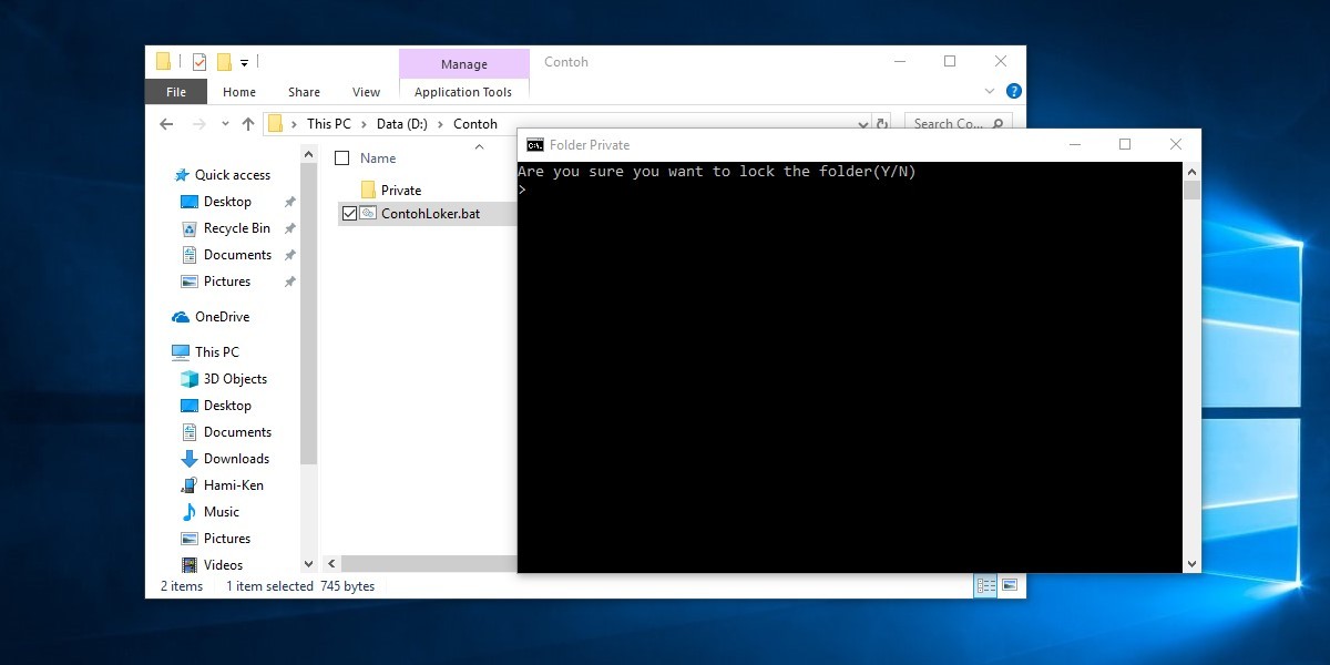 Cara Mengunci Semua  Jenis File di Laptop  Windows 10 Tanpa 