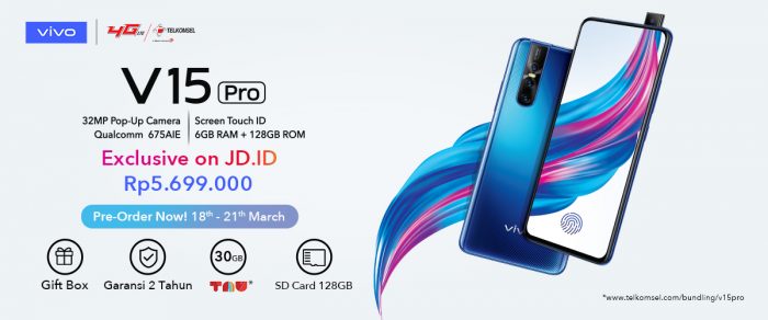 Banner pre-order Vivo V15 Pro JD.ID
