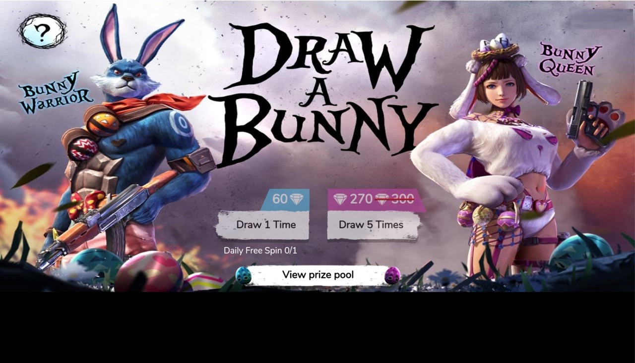 Draw A Bunny Free Fire Header