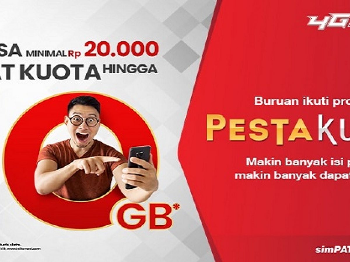 Kuota 10 Gb Hanya Rp 10 Di Pesta Kuota Telkomsel Bisa Gadgetren