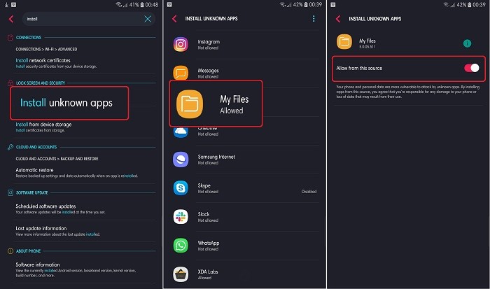 Cara Mendownload Play Store di HP Samsung - Settings