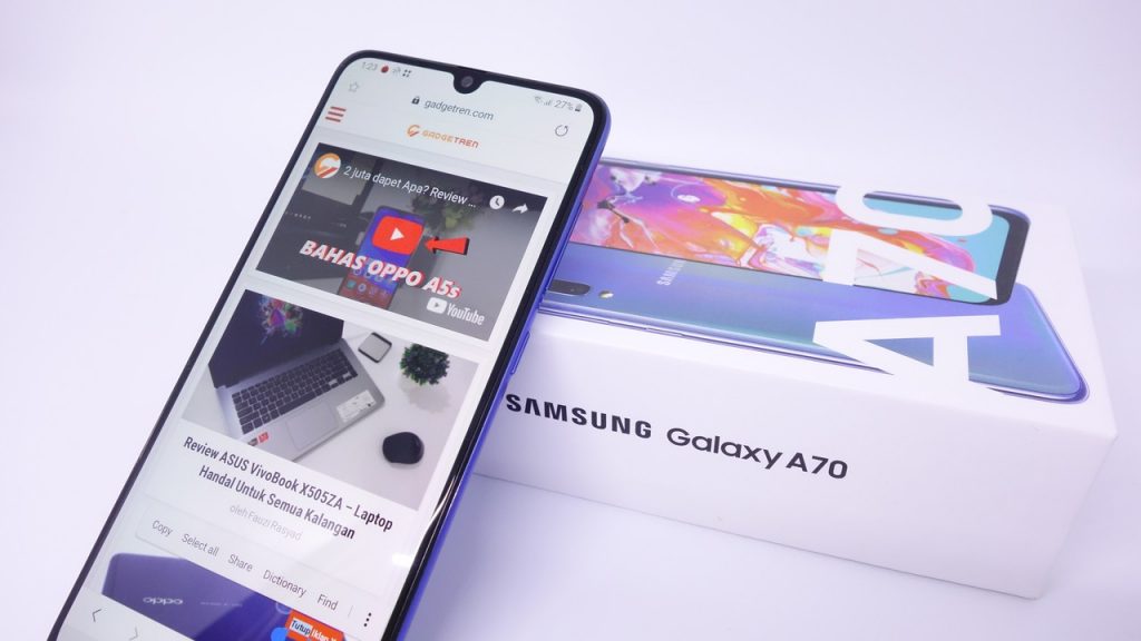 Harga Samsung Galaxy A70 Murah Terbaru Dan Spesifikasi