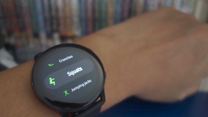 Samsung Galaxy Watch Active Excercise