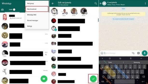 Begini Cara Broadcast Pesan Di Aplikasi WhatsApp | Gadgetren