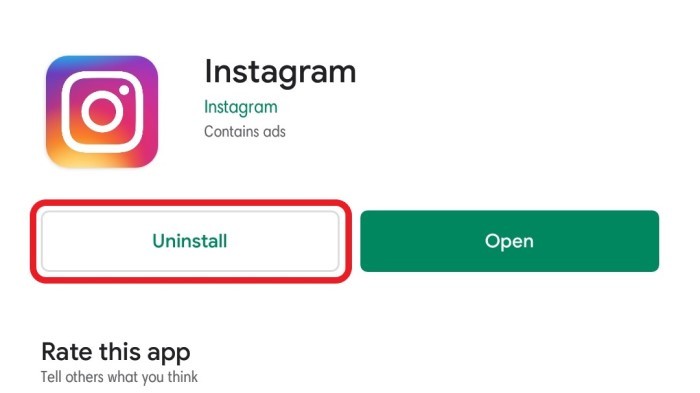 Cara Mengatasi Instagram Telah Berhenti Reinstall