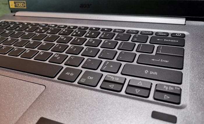 Acer Swift 3 2019 Keyboard