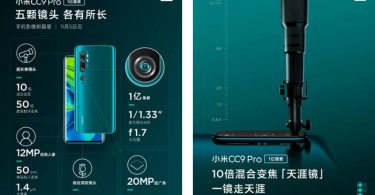 Xiaomi Mi CC9 Pro 5 Kamera