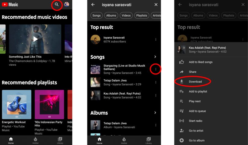 Cara Download Lagu di YouTube Music Agar Bisa Didengarkan Secara