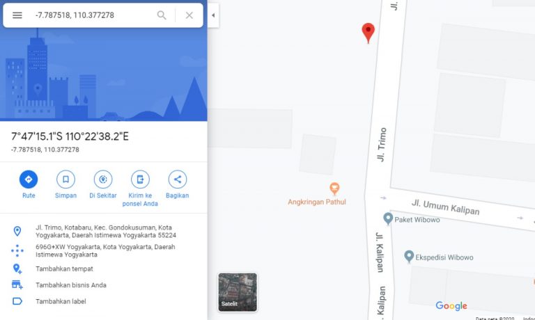 Cara Melihat Dan Membuka Titik Koordinat di Layanan Google Maps | Gadgetren