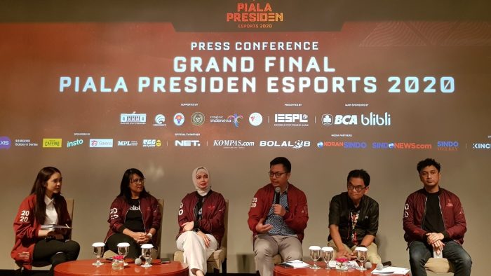 Press Conference Grand Final Piala Presiden Esport 2020
