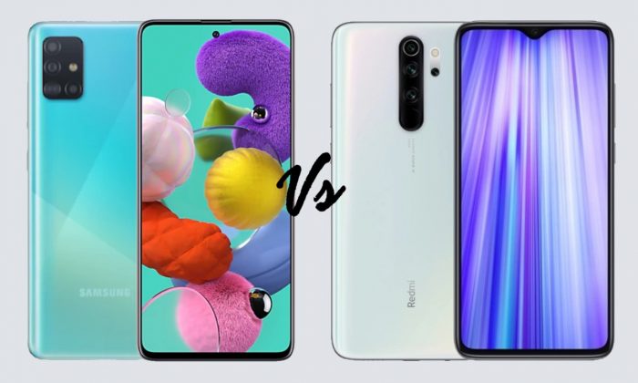 xiaomi redmi note 9 128gb vs samsung a51