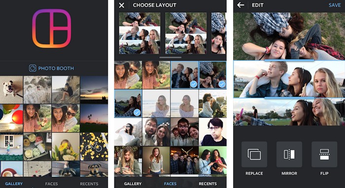 Foto Grid Layout for Instahram