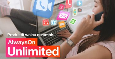 AlwayOn Kerja di Rumah Tri Header