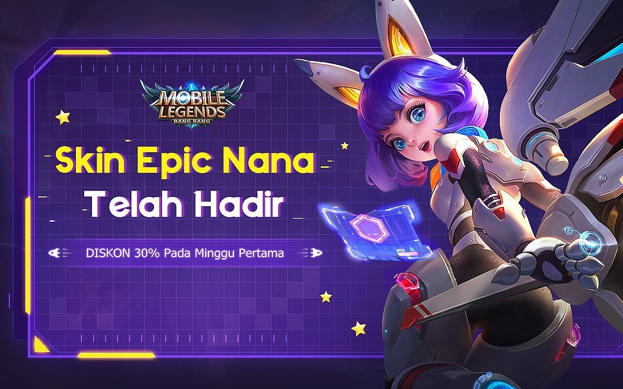 Nana Epic Skin ML Diskon Header