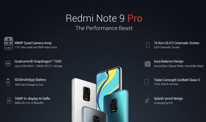 Redmi Note 9 Pro Spek