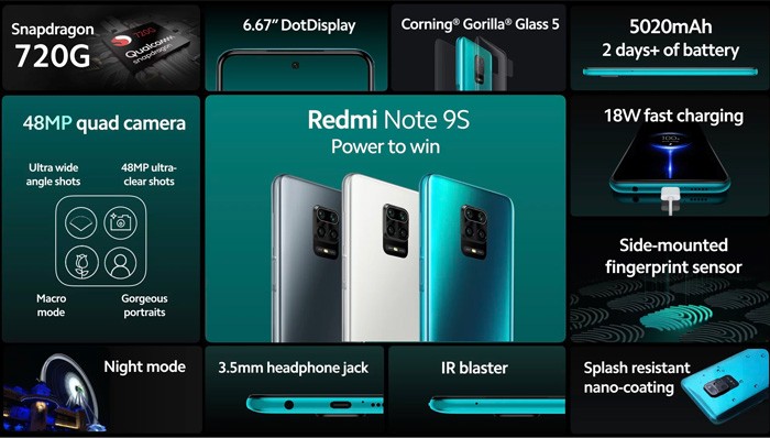 Redmi Note 9S All