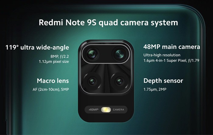 Redmi Note 9S Camera